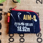 デニムL字ミニ財布 ハンドメイド リメイク 