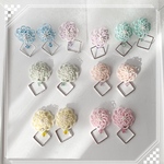 花かさね スクエア ピアス・イヤリング