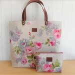 shuuto0713さま専用　YUWA リネン　Brianna　ピンクのトートバッグ　　
