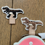 名札付けワッペン◆ティラノサウルス