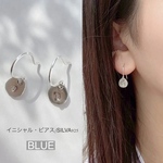 【SILVA925】《オリジナル・イニシャル・ピアス》  プレゼント/お揃いに。