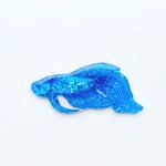 熱帯魚ベタのブローチ／デコパーツ、ヘアゴム