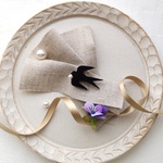 幸運のつばめ♪ ツバメbrooch * しあわせの鳥ブローチ