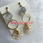 ビーズイヤリング