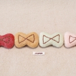 wool&alpaca small ribon ピン