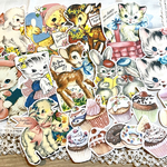 今なら選べるおまけ付き❤️20枚❤️レトロアニマル＆可愛いスイーツ❤️ダイカットいろいろセット