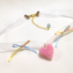 砂糖菓子のパステルチョーカー(ピンク)
