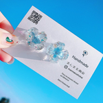 【アナベルの氷🧊】金属アレルギー対応サージカルステンレスピアス、イヤリング可