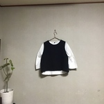 後ろスリットベスト