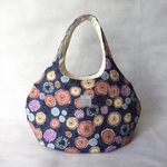 ころりんバッグ　ショルダー　トートバッグ　春夏バッグ　＊ランダムドット＊kororin bag ＊北欧の森＊北欧＊フラワー＊花柄＊ざっくり＊