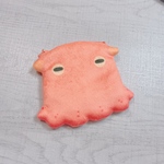 メンダコさんのふわふわポーチ (Sサイズ) 紐付き