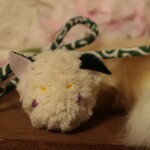 きつねすねこすり＊妖怪＊ぬいぐるみ＊アートドール