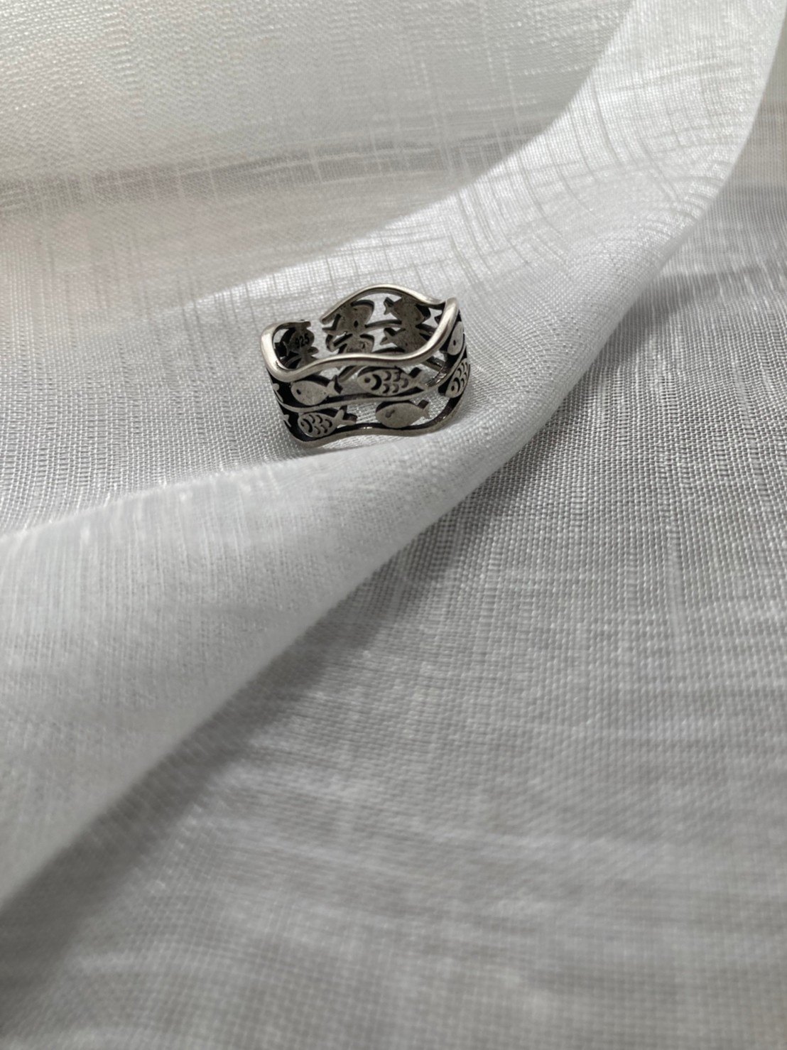 お魚さん殉職 リング 【silver925】 - silver bearGALLERY