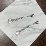 マスクチャーム   スワロフスキー使用 繋ぎ目シルバー 桜 