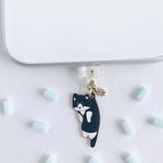 【新作】ぶらさがり猫ちゃん　充電口アクセサリー