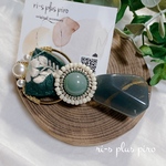  𝐧𝐞𝐰 タッセルリボン accessory 𖤐 大きめヘアクリップ 