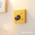 バター イラストを楽しむ ファブリックパネル