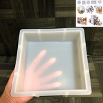 【超特大】シリコンモールド 正方形 四角形 深型 大きいサイズ 標本 四角型 大きい ハーバリウム 固まるハーバリウム ハーバリウムレジン オルゴナイト