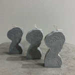 Soy Candle🕯【人型】【Black,Gray】