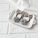 【再販10】リバティチュールリボン𖧷ヘアゴム