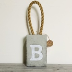 ドアストッパー　ブックスタンド　セメント雑貨　"B"