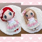 ☆ハンドメイド イアンヌちゃん＆マリーちゃん お洋服(段染め)2点セット☆
