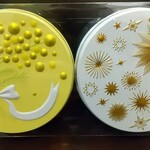 ☆カルピスバターのショートブレッド缶　２缶入り（お菓子のミカタ・ミモザ缶、白夜缶）　