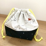サメさんの  お弁当袋