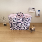 マルチに活躍レジかごバッグ ☆エキゾチックフラワーde巾着