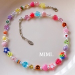 ビーズネックレス⭐️ビーズチョーカー⭐️PRISM II /MIMI.