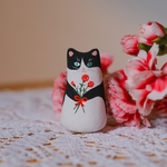 母の日にゃんこ💐カーネーション💐