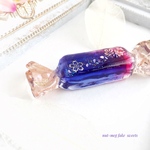 ★「夜桜の思い出」キャンディキーホルダーＡ(candy charm/ スイーツデコ／フェイクスイーツ/フェイクフード/食品サンプル/飴)