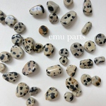 天然石ダルメシアンbeads6p