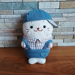 しろたん19cm  おズボン&キャップ&シャツの3点セット