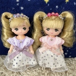 ミキちゃんマキちゃん　お揃いドット柄ドレス