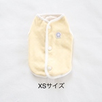 [犬服] XSサイズ 完成品 チワワ　　　　　　　　　　　ピンドット柄 パイピングベスト 背中開き
