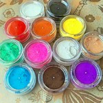再販２✩送料無料　レジン・ネイル着色料/微粒子カラー　色彩屋吉宗