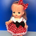 メルちゃん 赤い水玉ワンピース