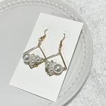 レジンピアス⚜️パールピアス🤍