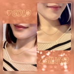ALL💠サージカルステンレス💠華奢ネックレス*アレルギー対応♡gold・silver