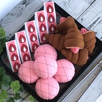 🍓イチゴ好きのためのパンセット　フェルト おままごと パン パン屋さん イチゴ いちご フルーツ 果物