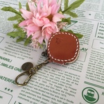 本革レザー 四角いコインケース＆小銭入れ  キャメル