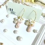パールちゃんの涙　ピアス　フープピアス　ゆらゆら