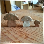 きのこのオブジェ☆３つセット