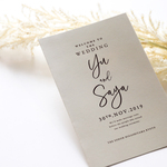 Wedding Vows席次表（長方形）１部￥370～ | 結婚式・ウェディングペーパーアイテム・海外風・カリグラフィー