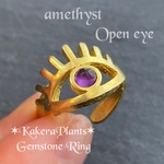アメシストの瞳【開眼】Open eye Ring "amethyst"