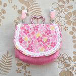 名入れ可 移動ポケット♡かつらぎフラワー ピンク
