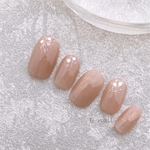 ＊Natural beige〜＊　 ネイルチップ  ベージュ　シンプル　大人ネイル　大人可愛い　オフィス　ブライダル　ウェディング