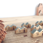 陶土のおうち箸置き『みどり屋根』