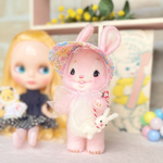 お帽子を付けたうさぎちゃん🐰⭐︎レトロアニマル
